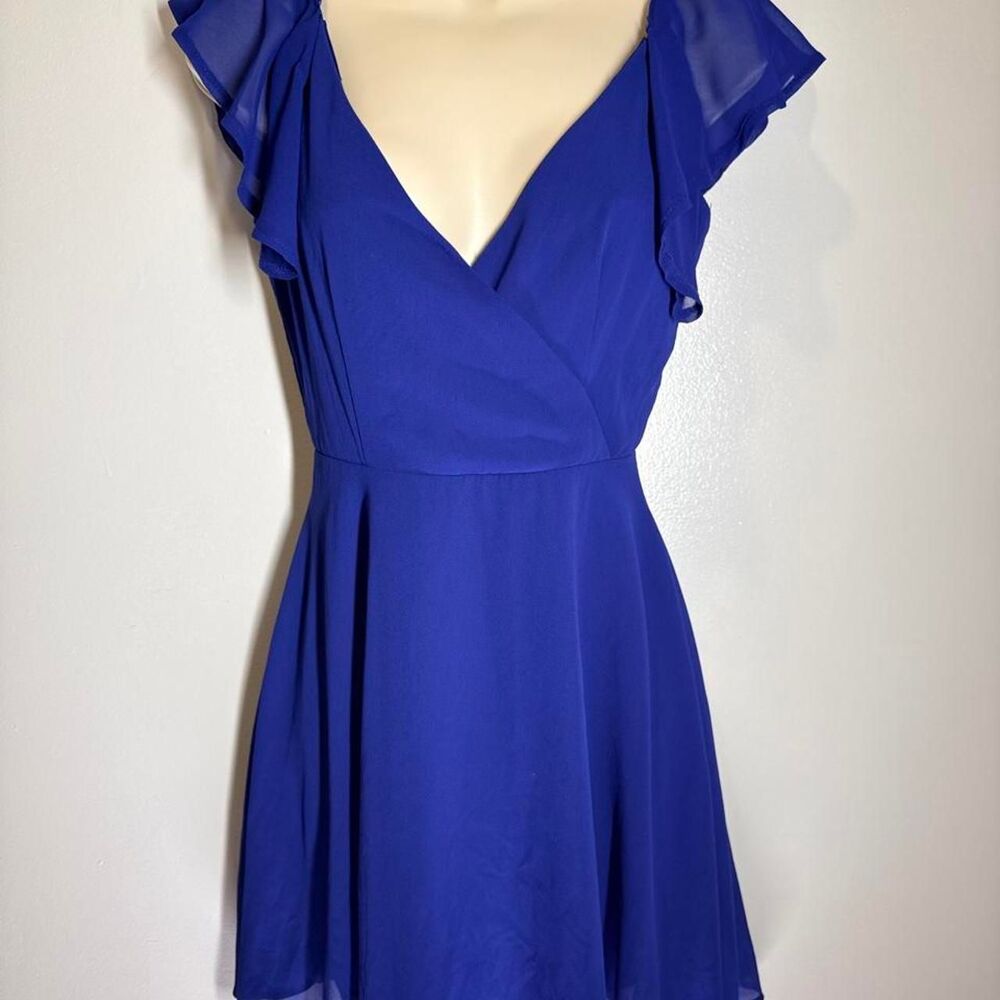 Charlotte-russe Women's Blue and Navy Dress